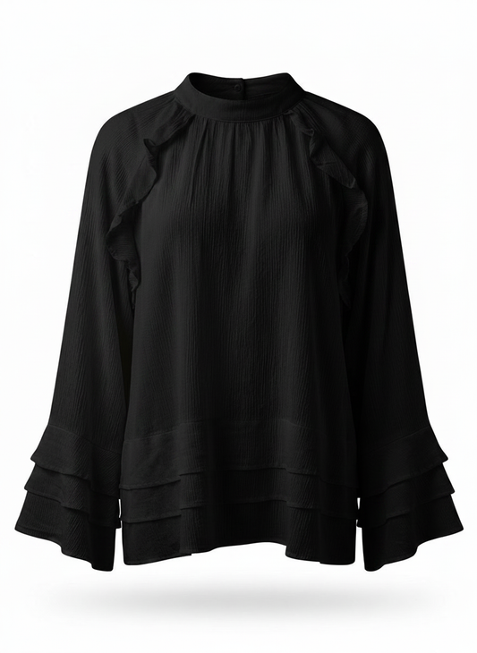 Flora Blouse - Black