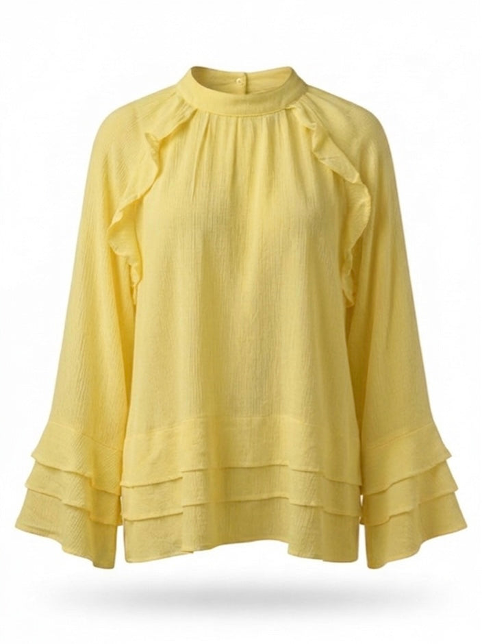 Flora Blouse - Yellow