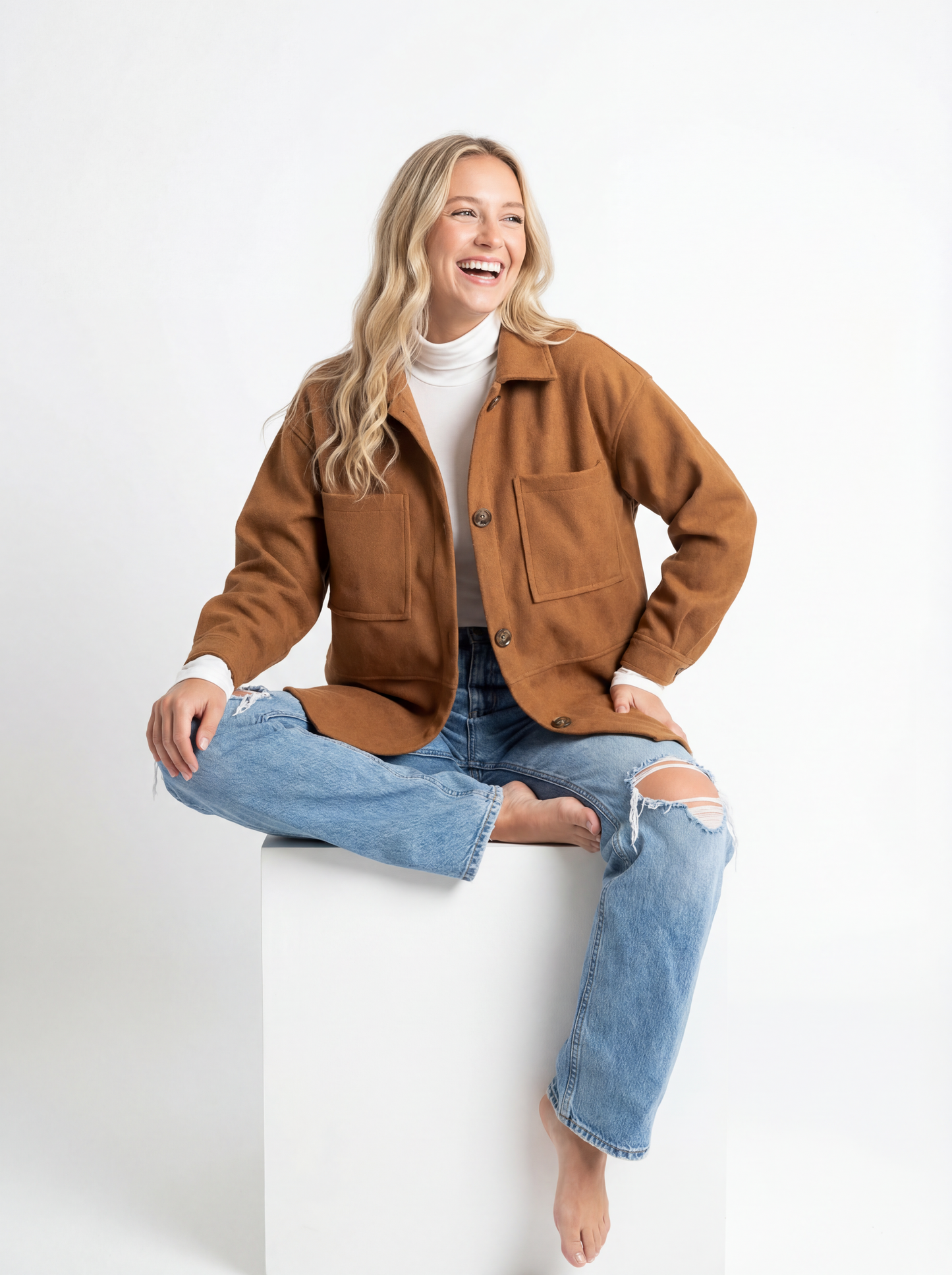 Urban Overshirt Jacket – Camel