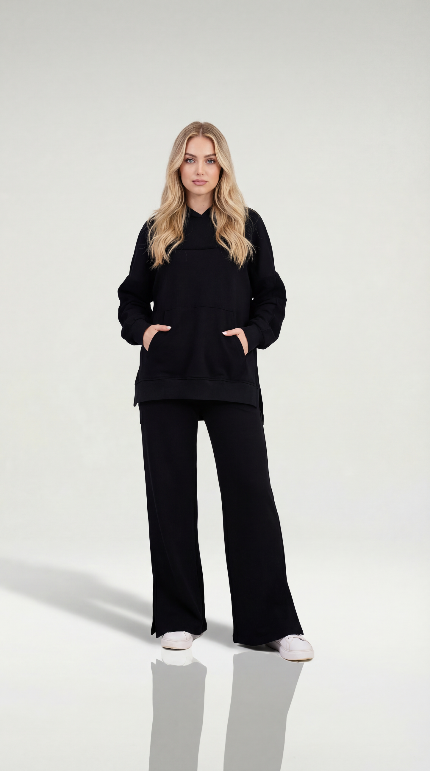 Oversized Hoodie Set – Black