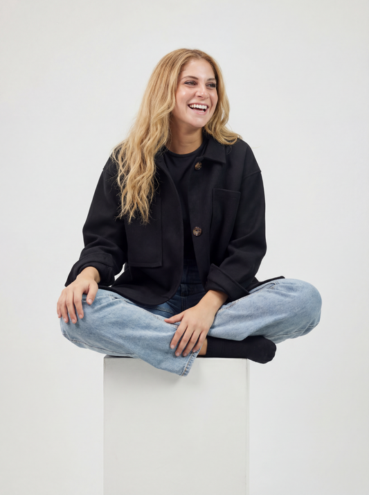 Urban Overshirt Jacket – Black