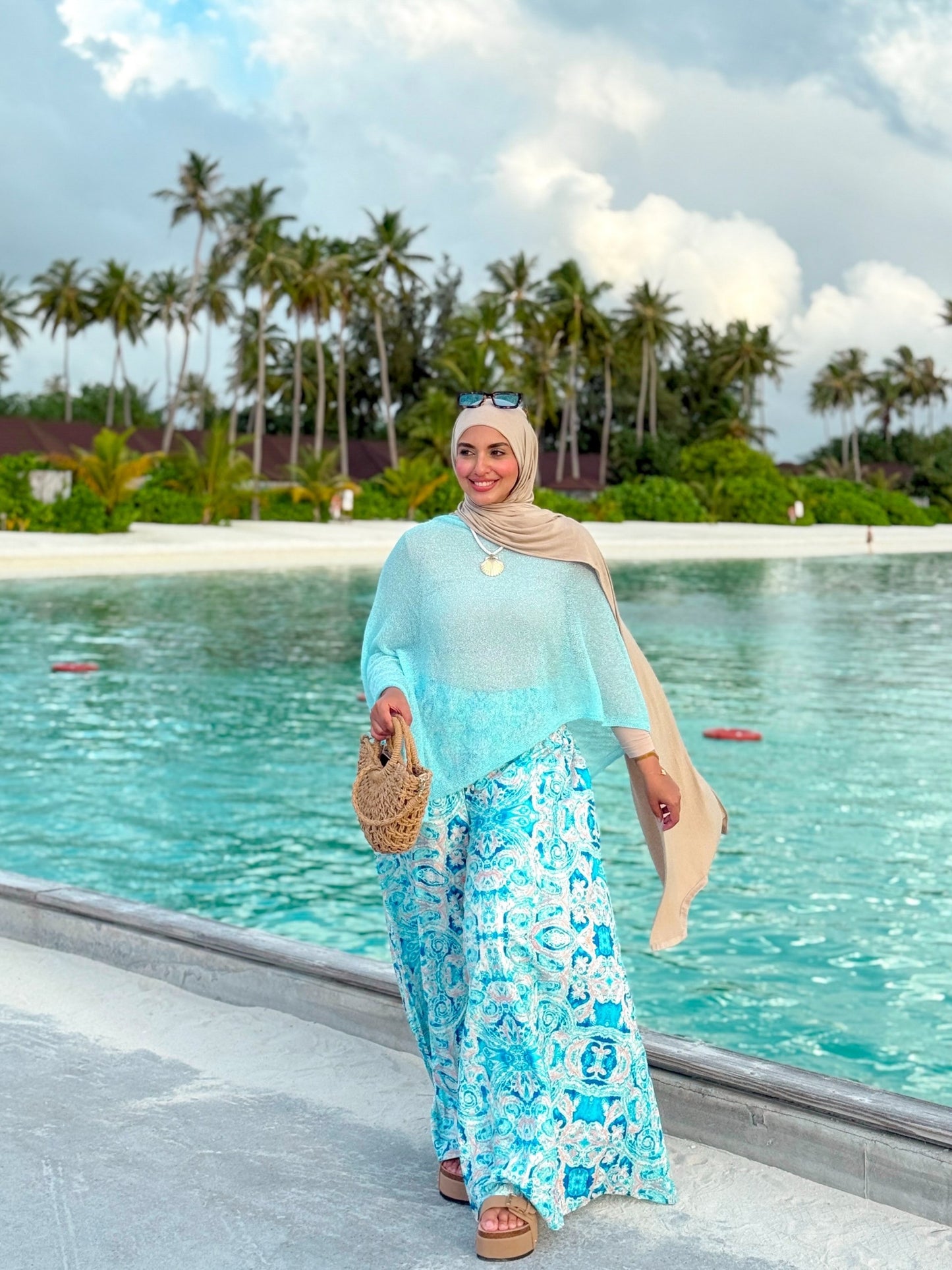 Pancho top - Aqua