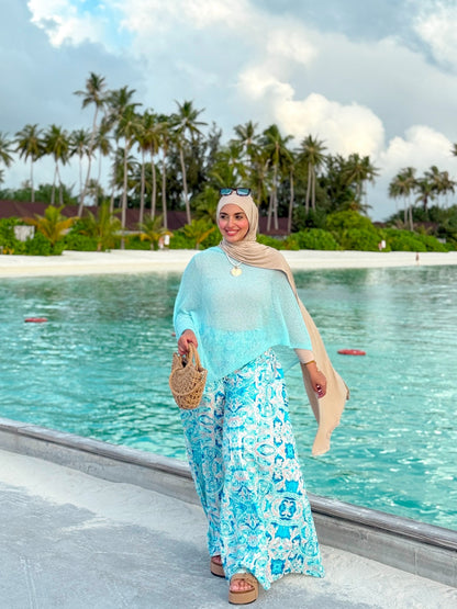 Pancho top - Aqua