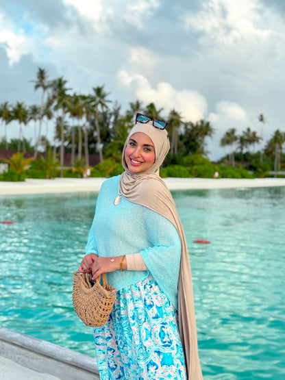 Pancho top - Aqua
