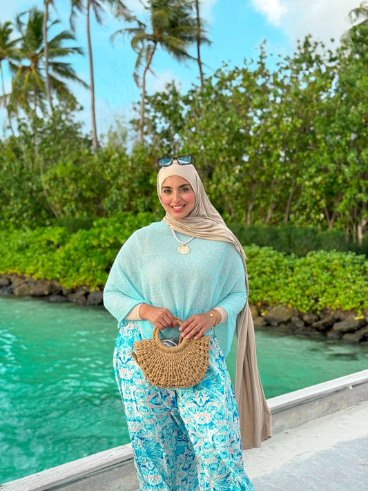 Pancho top - Aqua