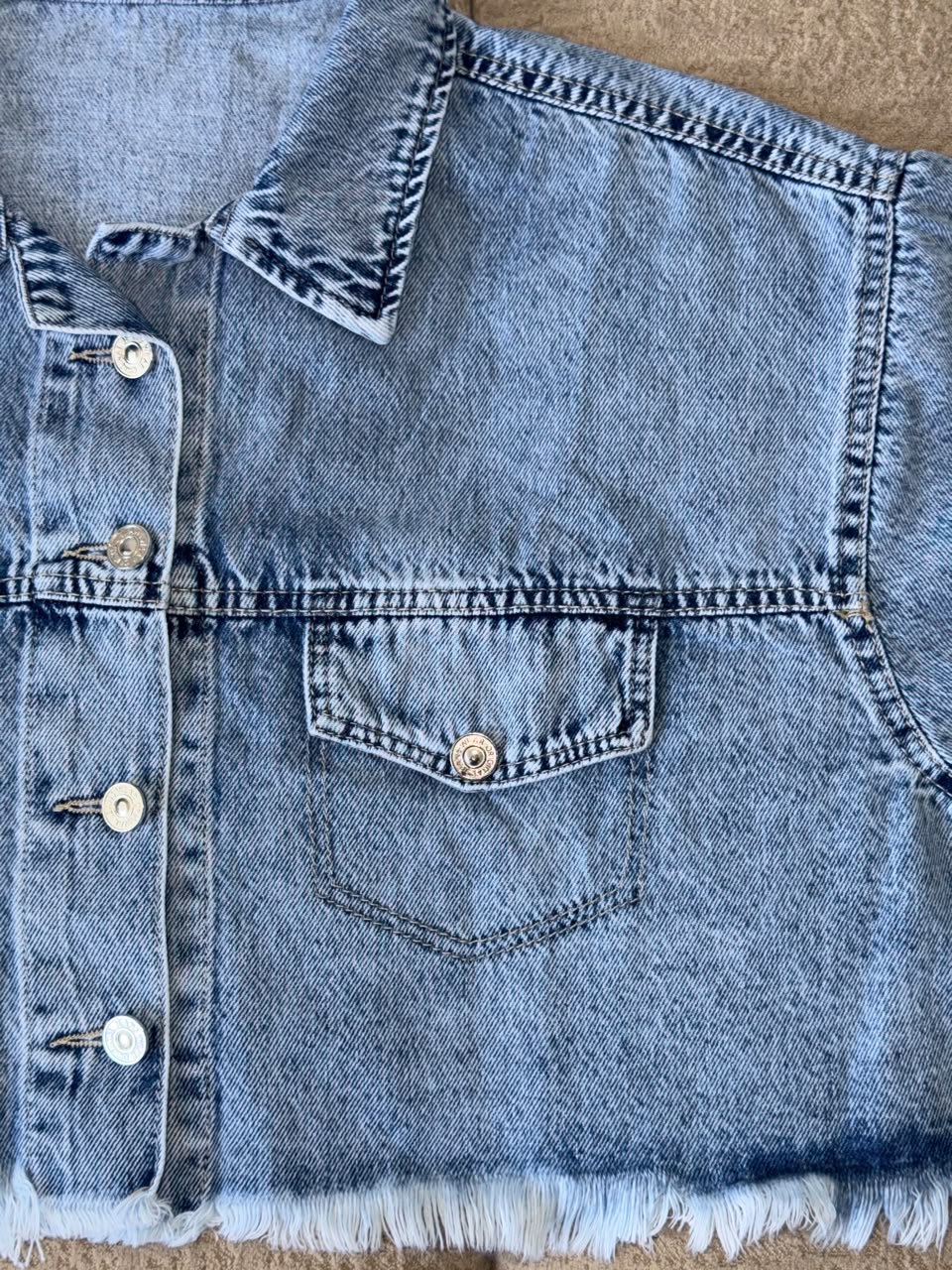 Cropped Denim Jacket